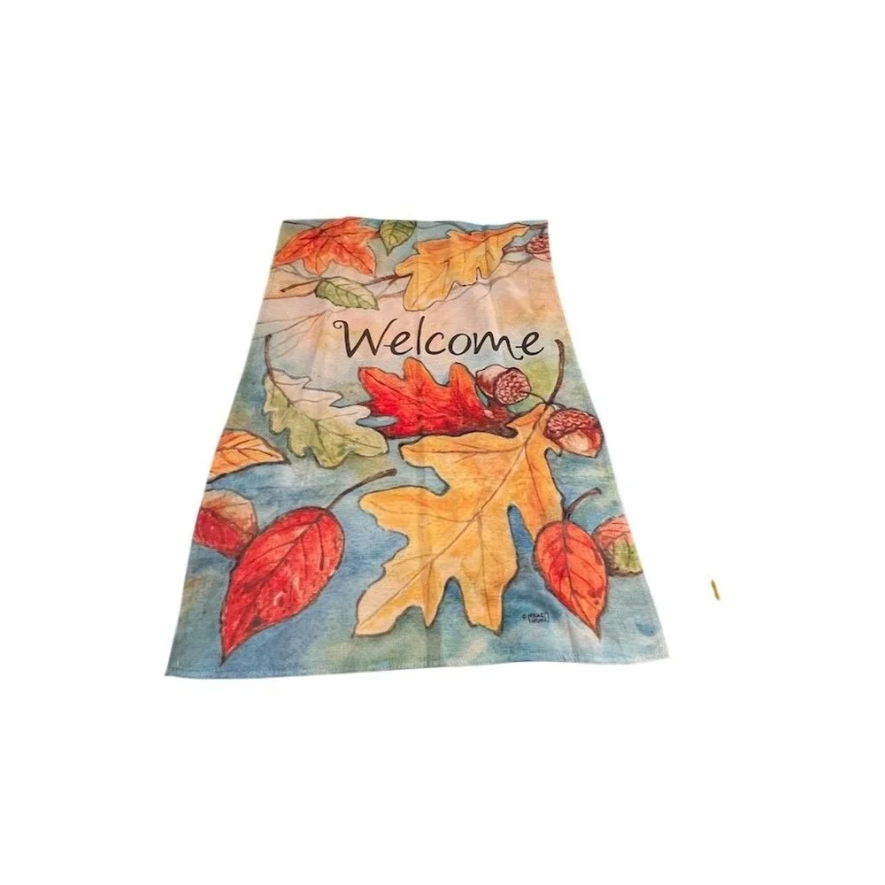 Breeze Decor Autumn Leaves Garden house Flag Thanksgiving Vertical‎ Fall decor